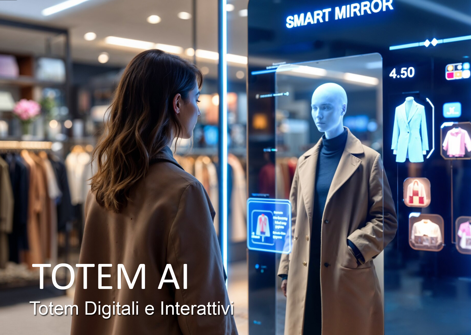 Totem Interattivo touch screen AILab Technology